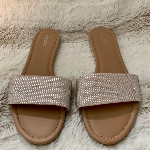Aldo Rhinestone Sandals - Picture 2 of 4